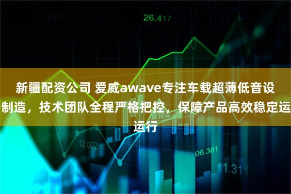 新疆配资公司 爱威awave专注车载超薄低音设备制造，技术团队全程严格把控，保障产品高效稳定运行